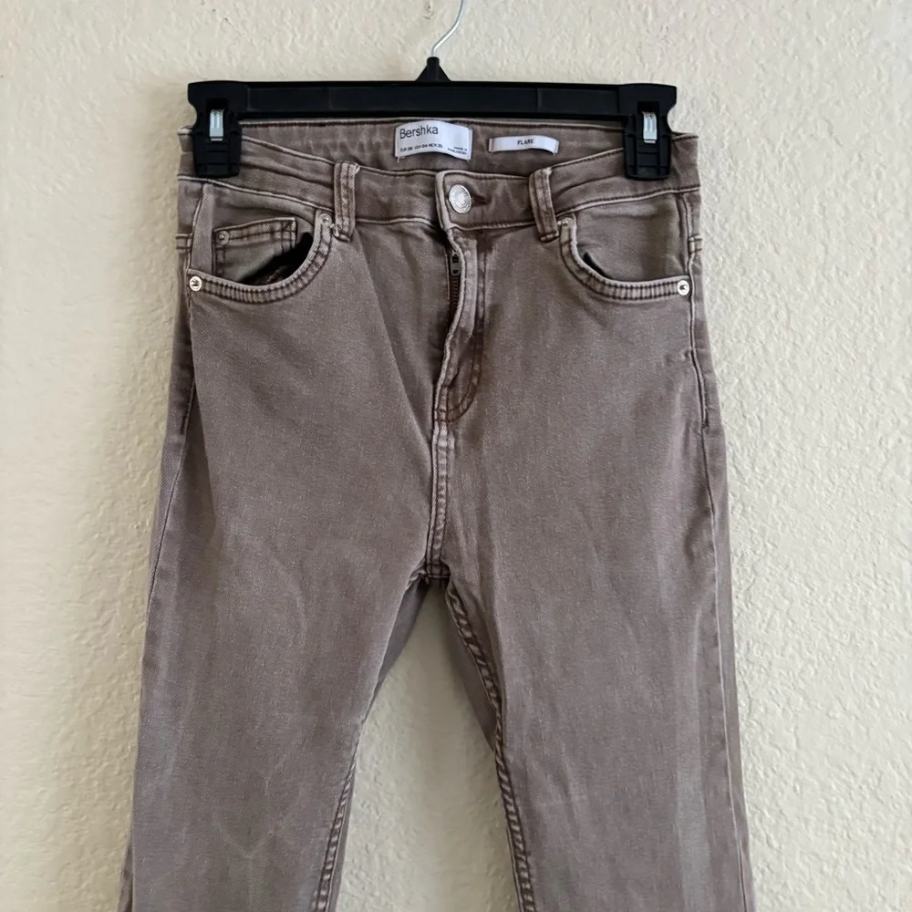Bershka Women's Flare & Wide Leg Jeans - Brown